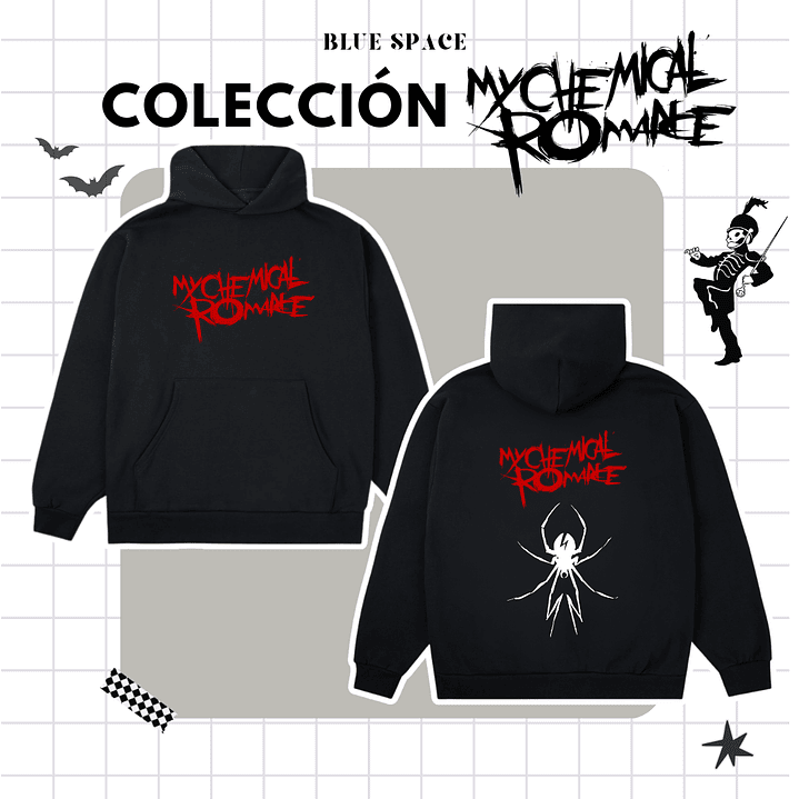 Polera MY CHEMICAL ROMANCE - SPIDER (ONE SIDE) 9