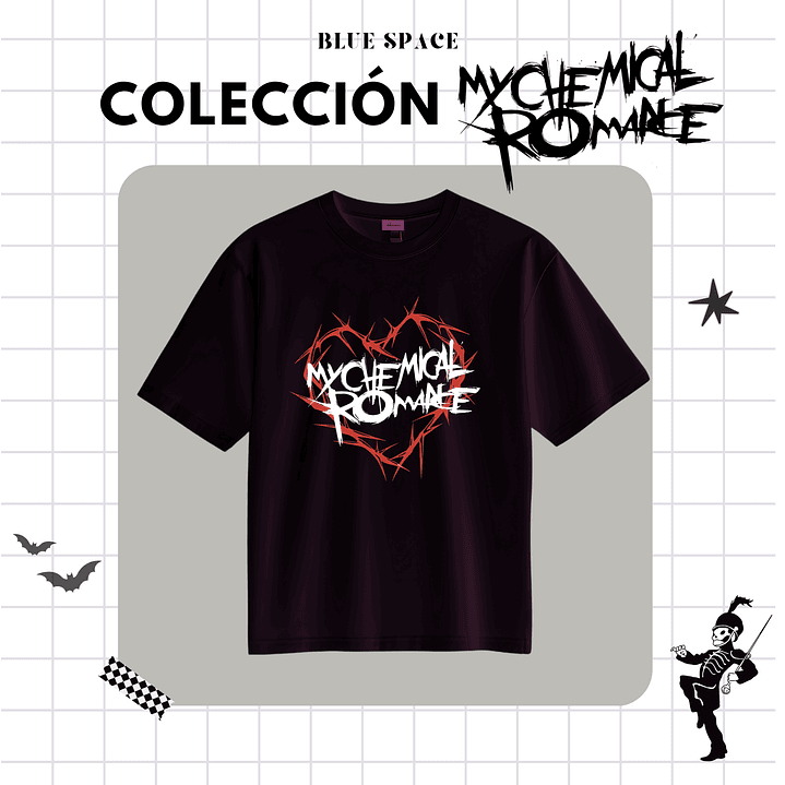 Polera MY CHEMICAL ROMANCE - MCR HEART 1
