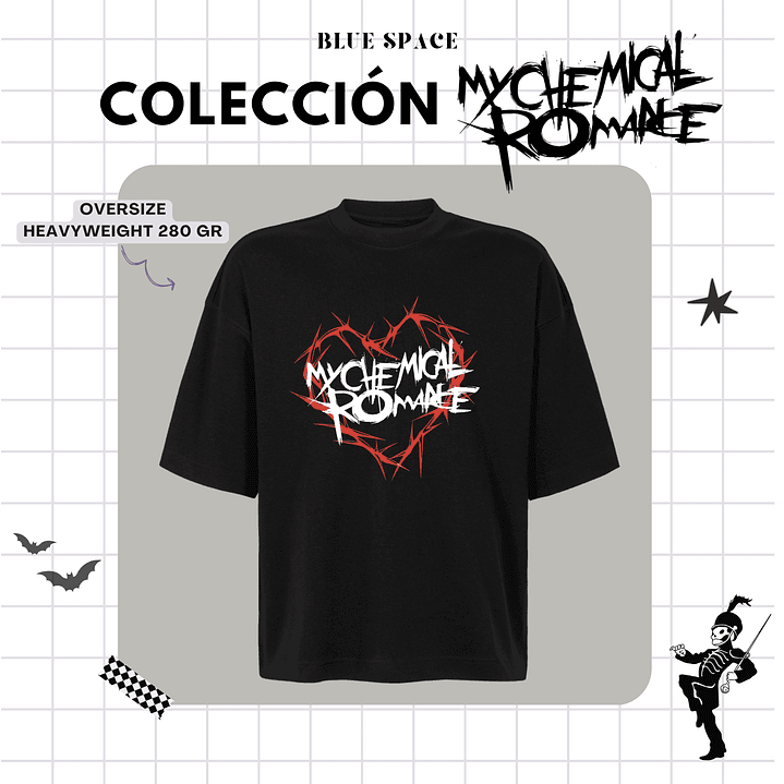 Polera MY CHEMICAL ROMANCE - MCR HEART 2
