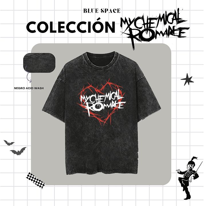 Polera MY CHEMICAL ROMANCE - MCR HEART 3