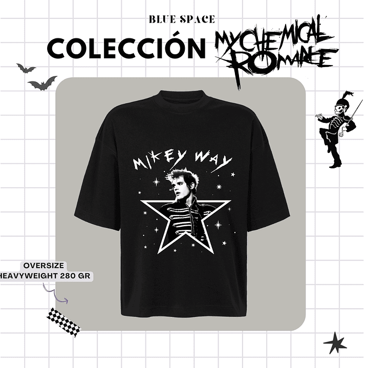 Polera MY CHEMICAL ROMANCE - Mikey Way 4