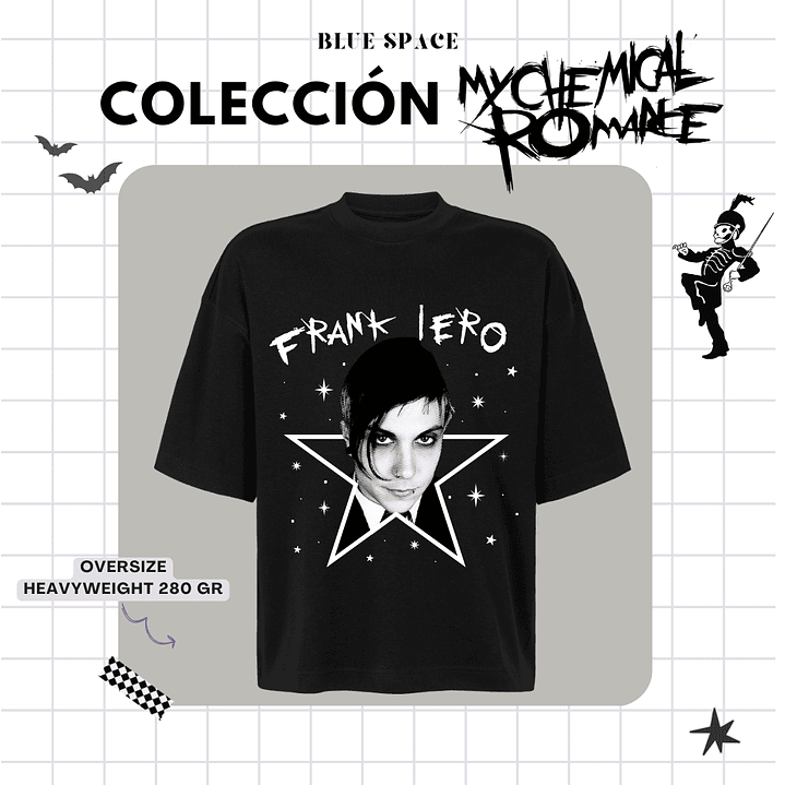 Polera MY CHEMICAL ROMANCE - Frank Iero 4