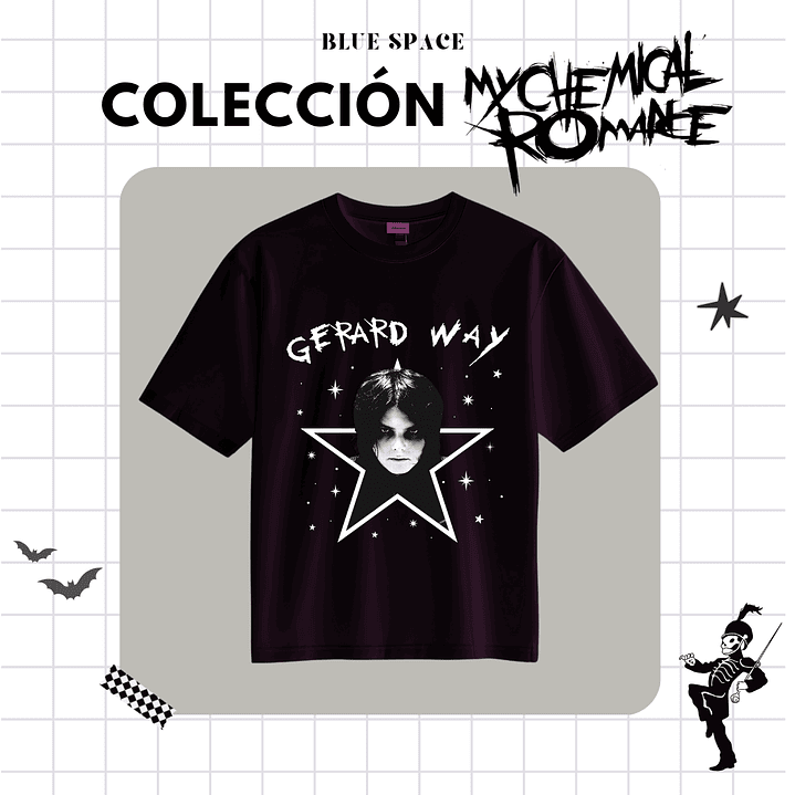 Polera MY CHEMICAL ROMANCE - Gerard Way 1