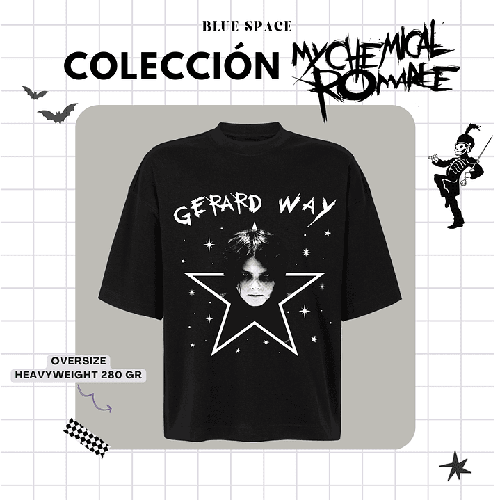 Polera MY CHEMICAL ROMANCE - Gerard Way 2