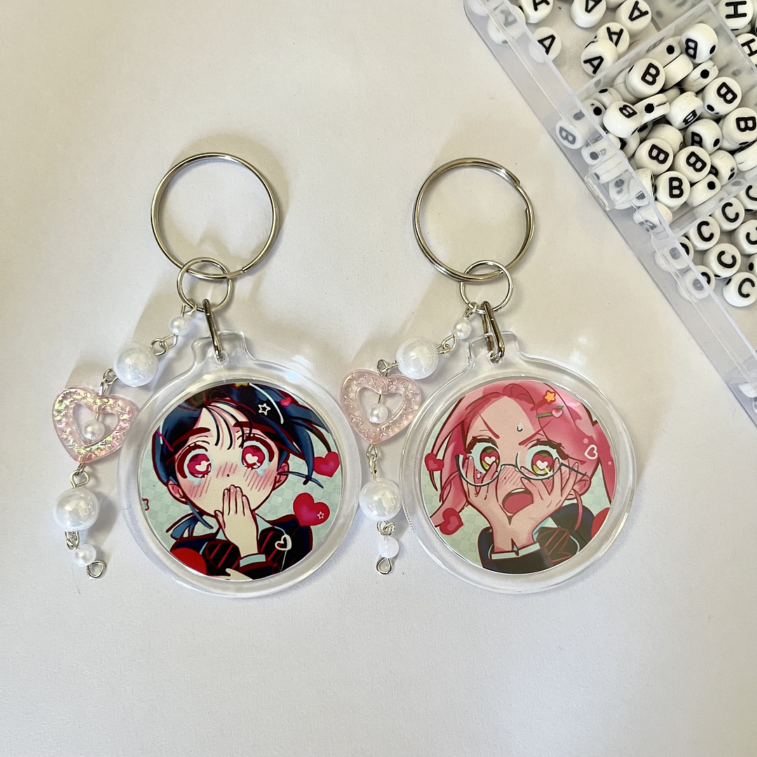 Llaveros para compartir MIZI Y SUA - ALIEN STAGE 1