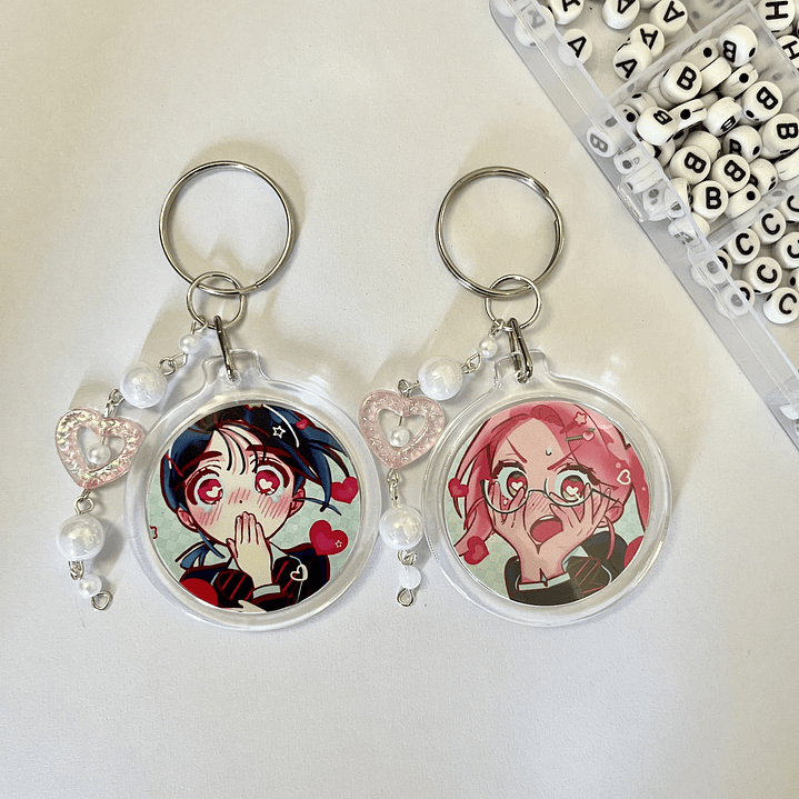 Llaveros para compartir MIZI Y SUA - ALIEN STAGE 1