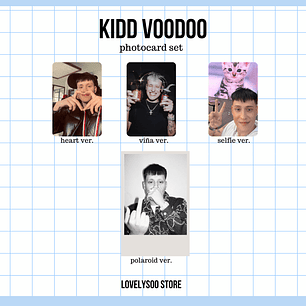 Kidd Voodoo - Set de Photocards Fanmade 