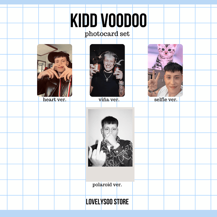 Kidd Voodoo - Set de Photocards Fanmade  1