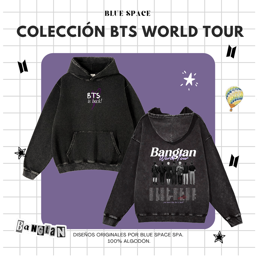 Polera BTS - WORLD TOUR CHILE VER 1.  14