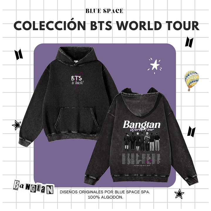 Polera BTS - WORLD TOUR CHILE VER 1.  14