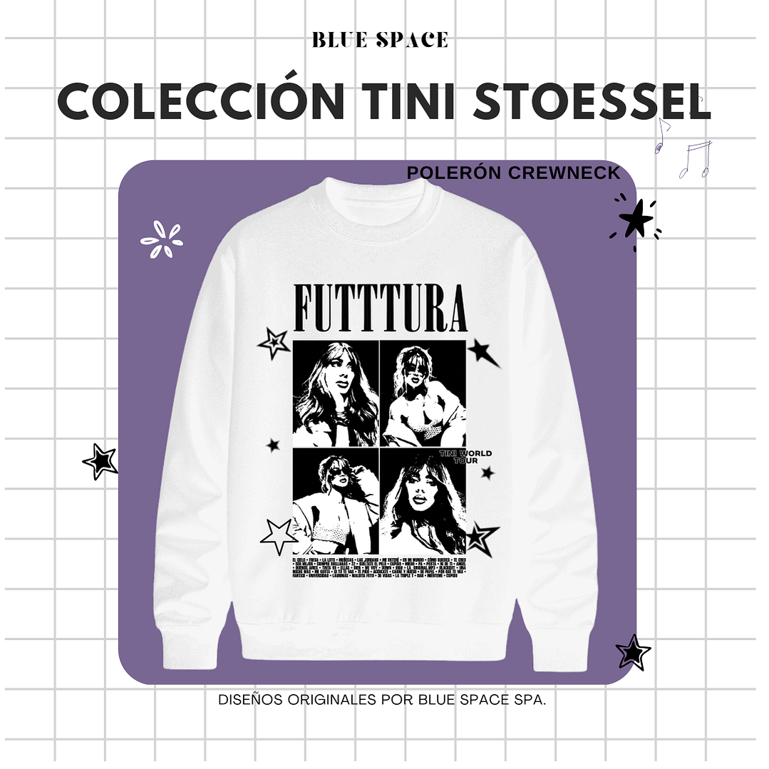 Polera FANTASI - TINI FUTTTURA TOUR 8