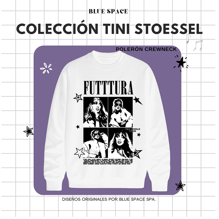 Polera FANTASI - TINI FUTTTURA TOUR 8