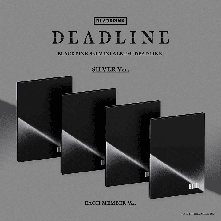 [PREVENTA WITHMUU POB] BLACKPINK - DEADLINE Silver Version (SET / INTEGRANTE RANDOM) 1