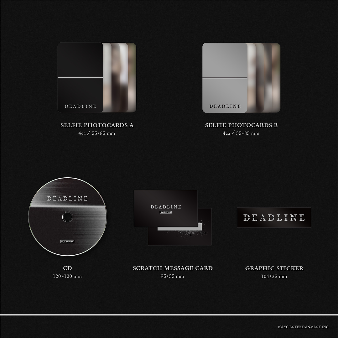 [PREVENTA WITHMUU POB] BLACKPINK - DEADLINE GRAY Version 3