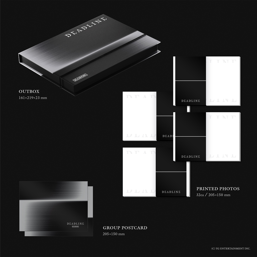 [PREVENTA YG SELECT POB] BLACKPINK - DEADLINE GRAY Version 2