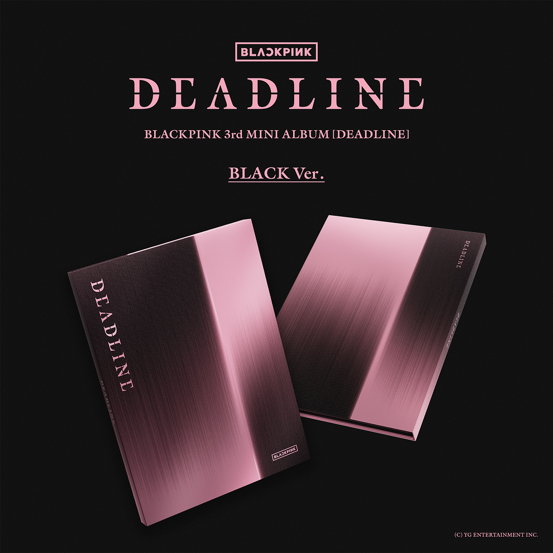 [PREVENTA YG SELECT POB] BLACKPINK - DEADLINE (BLACK / PINK VERSION) 1