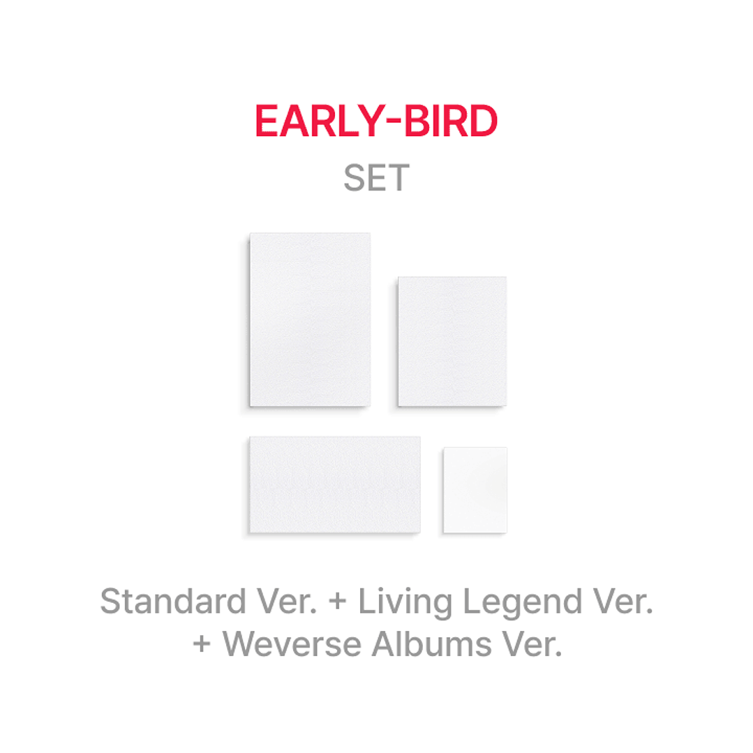 [PREVENTA EARLY BIRD] BTS - ARIRANG (SET) + ARIRANG (Living Legend Ver.) + ARIRANG (Weverse Album) SET 1