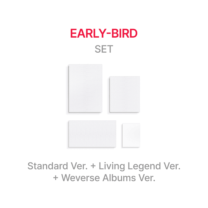 [PREVENTA EARLY BIRD] BTS - ARIRANG (SET) + ARIRANG (Living Legend Ver.) + ARIRANG (Weverse Album) SET 1