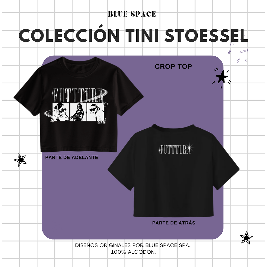 Polera FUTTTURA CROP - TINI STOESSEL TOUR 1