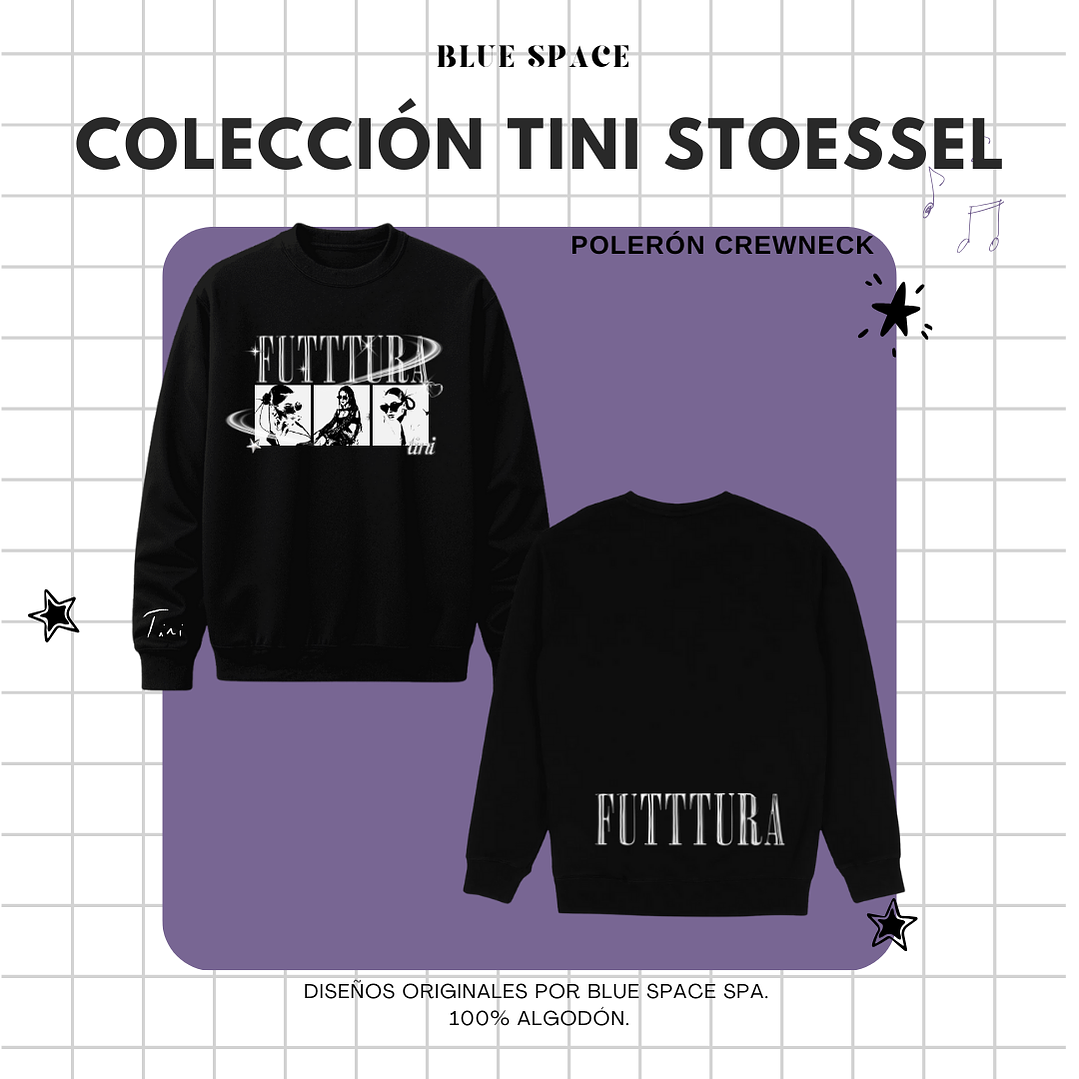 Polera FUTTTURA CROP - TINI STOESSEL TOUR 2