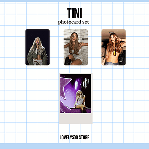 TINI - Set de Photocards Fanmade 