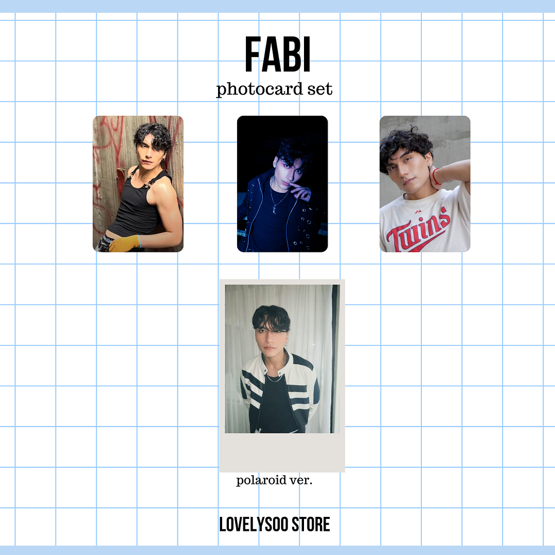 FABI Q_ARE - Set de Photocards Fanmade 1
