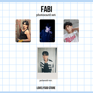 FABI Q_ARE - Set de Photocards Fanmade