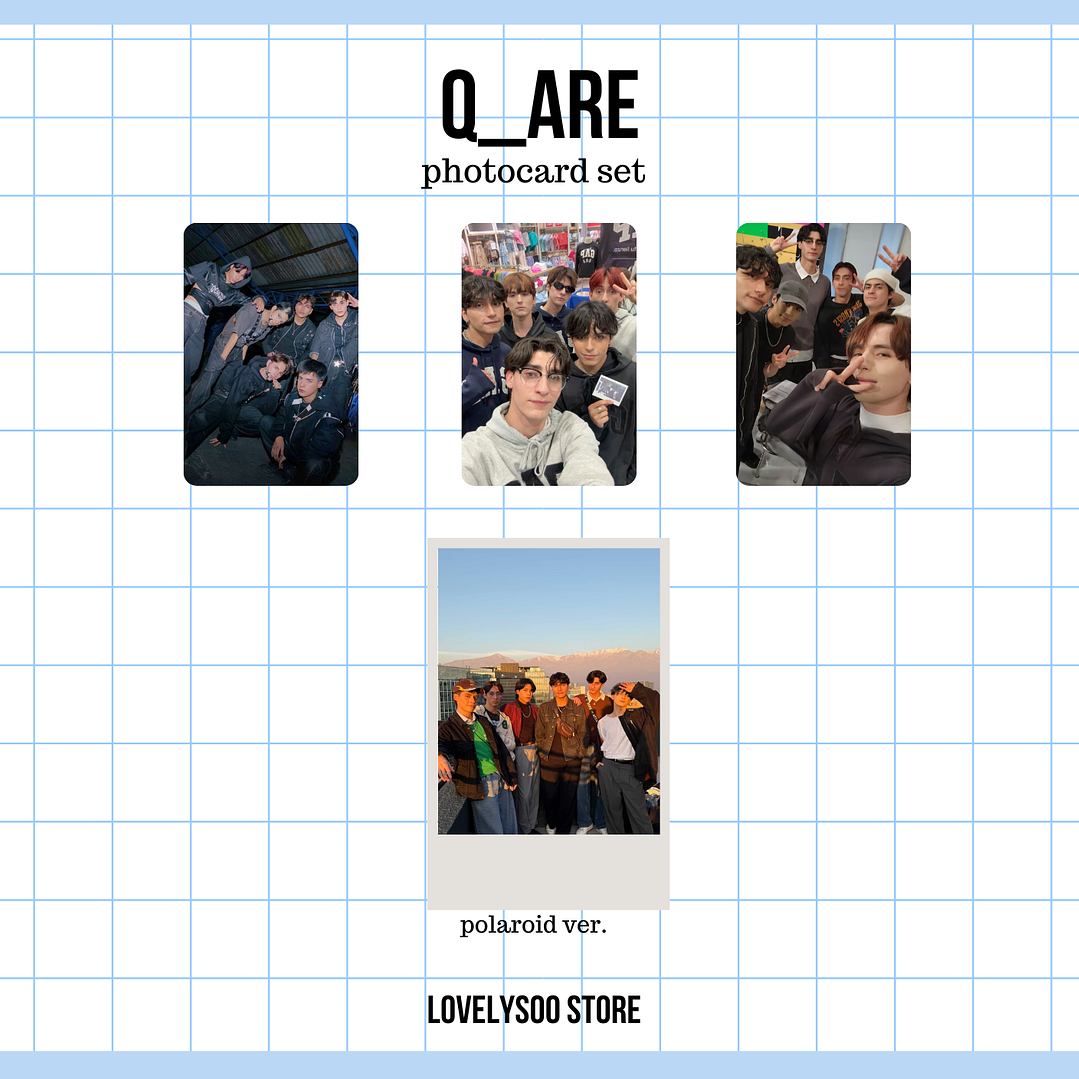Q_ARE - Set de Photocards Fanmade 1