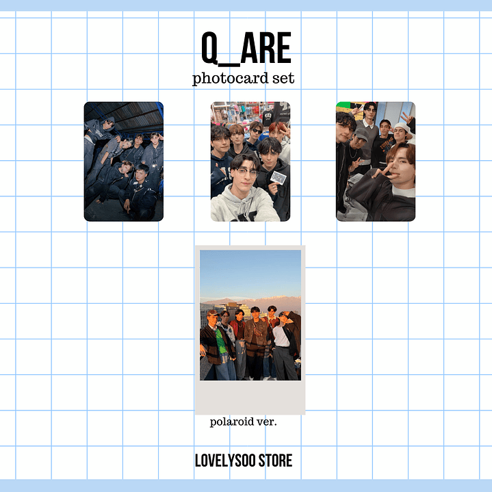 Q_ARE - Set de Photocards Fanmade 1
