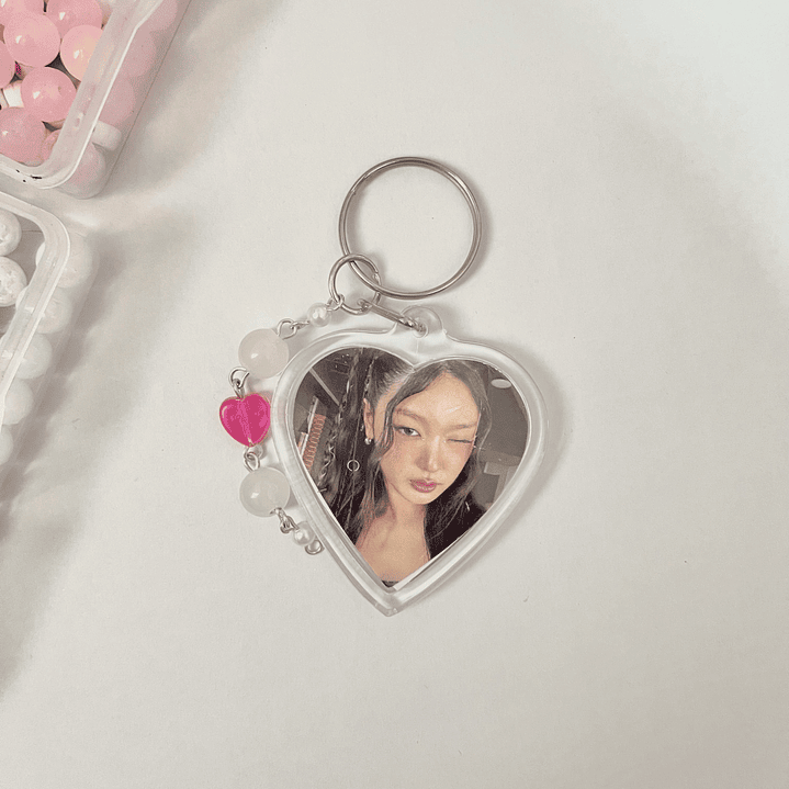 Llavero de Corazón - Yoonchae Katseye  1