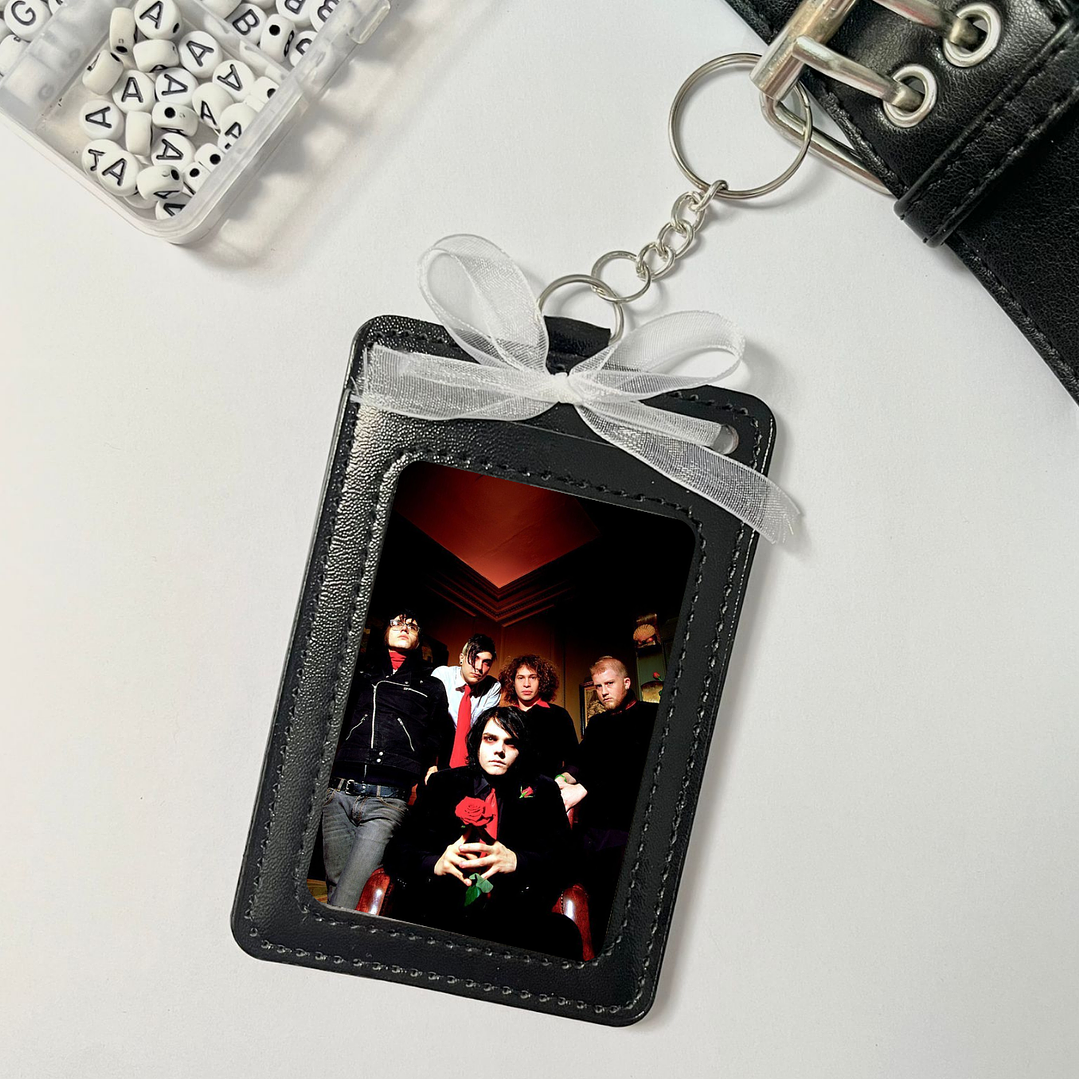 Holder de Cuero Negro - My Chemical Romance 1