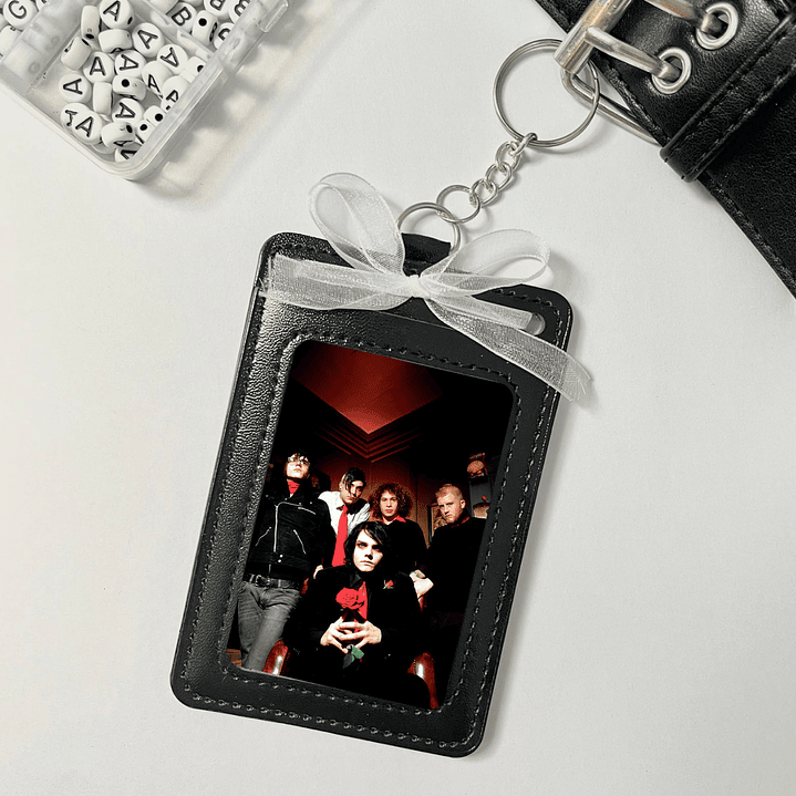 Holder de Cuero Negro - My Chemical Romance 1