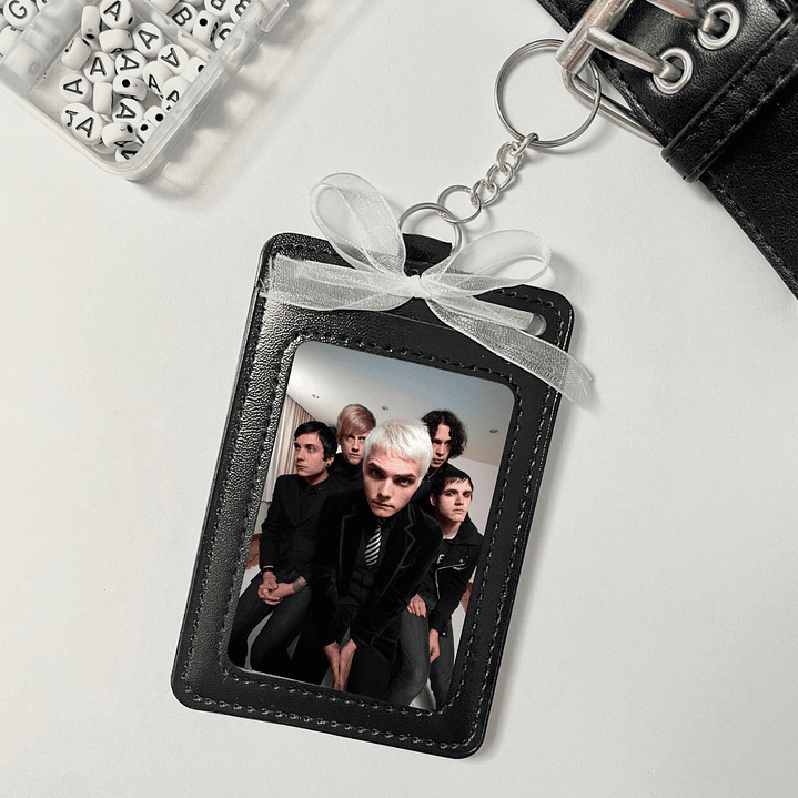 Holder de Cuero Negro - My Chemical Romance 1