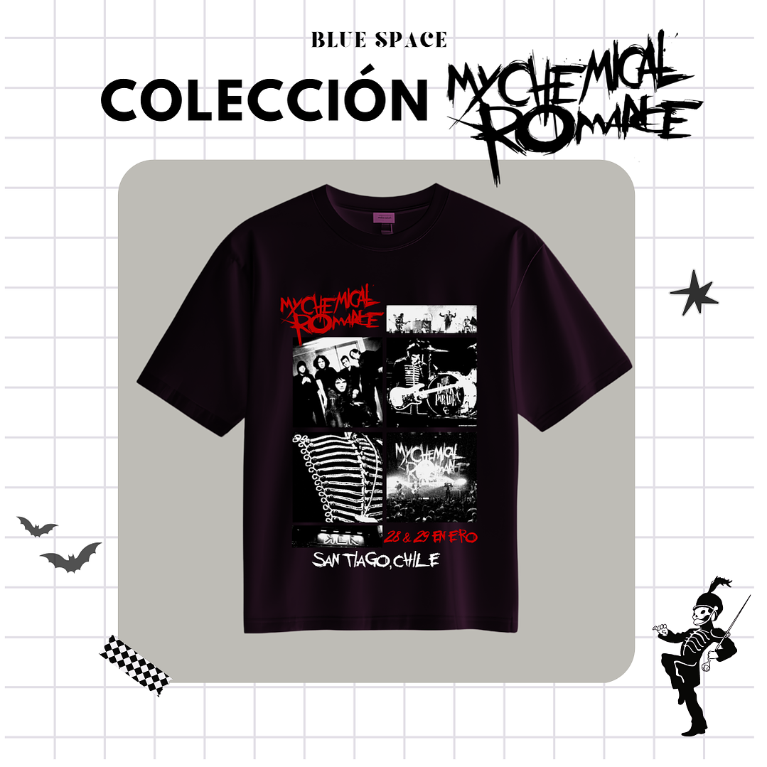 Polera MY CHEMICAL ROMANCE - MCR SANTIAGO CHILE 2