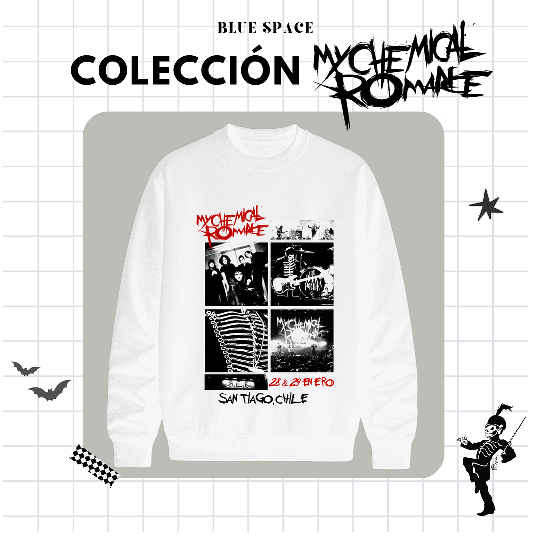Polera MY CHEMICAL ROMANCE - MCR SANTIAGO CHILE 3