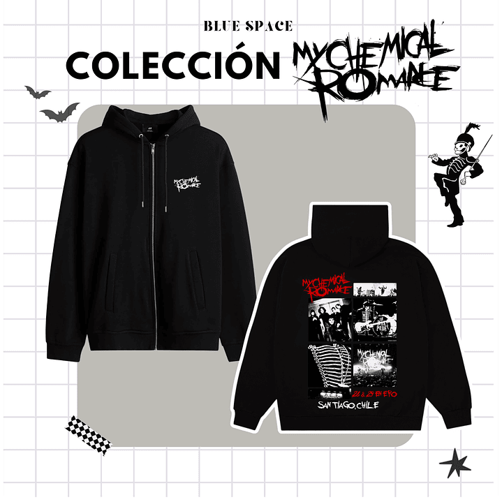 Polera MY CHEMICAL ROMANCE - MCR SANTIAGO CHILE 4