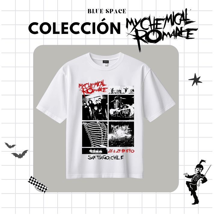Polera MY CHEMICAL ROMANCE - MCR SANTIAGO CHILE 5