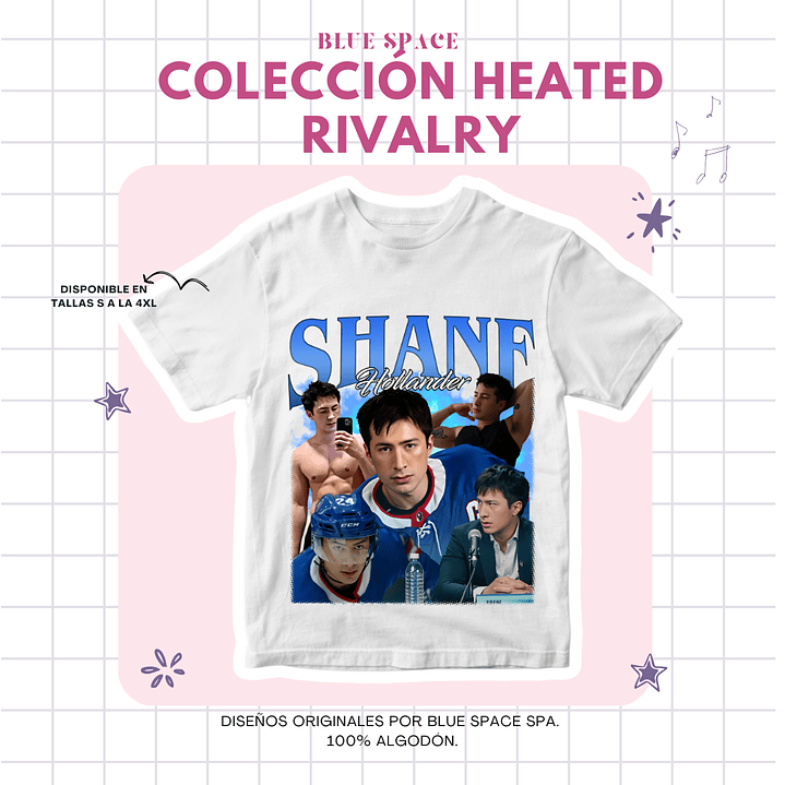 Polera Heated Rivalry - SHANE HOLLANDER 3