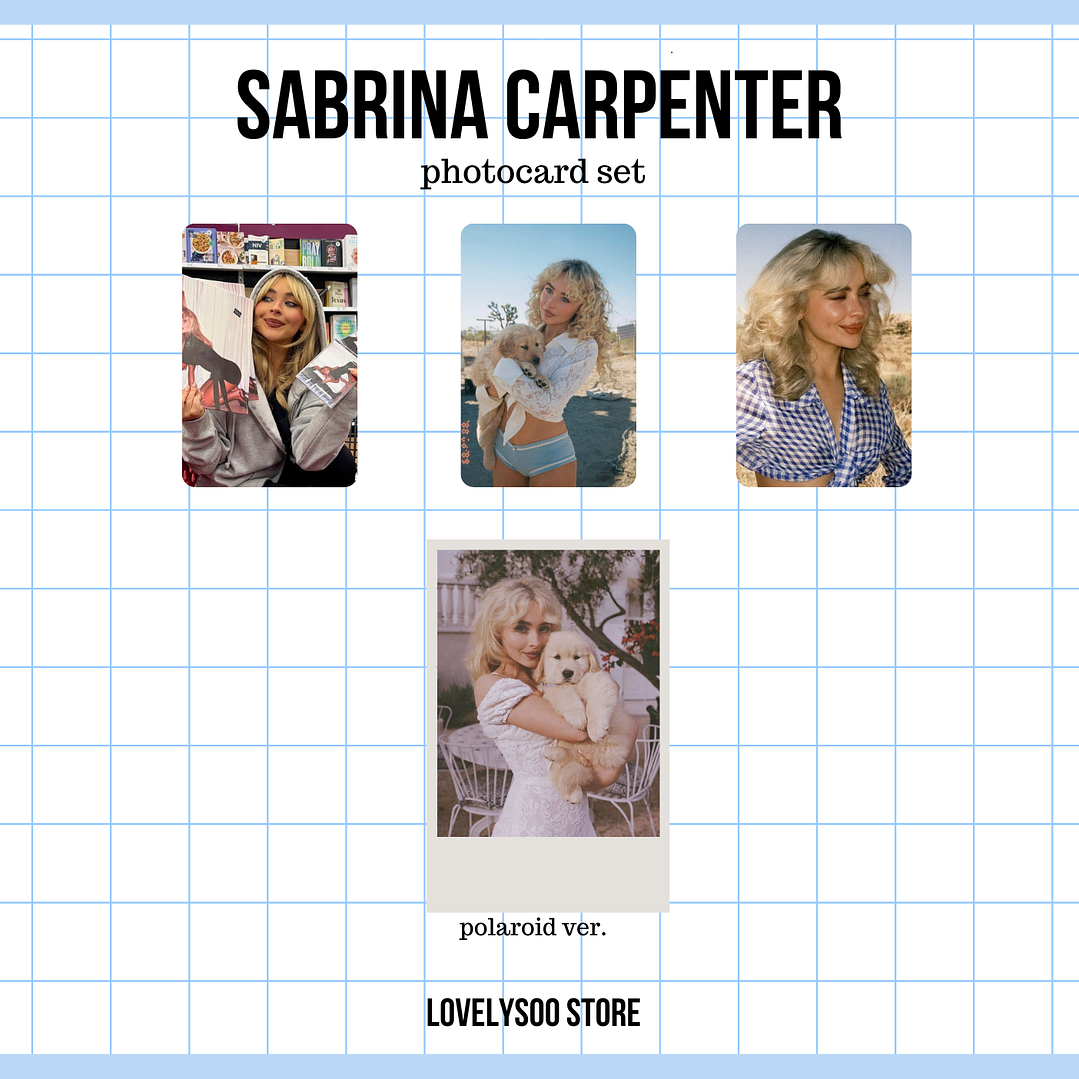 Sabrina Carpenter - Set de Photocards Fanmade  1