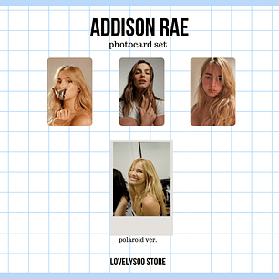 Addison Rae - Set de Photocards Fanmade