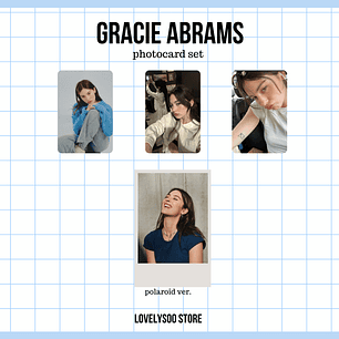 Gracie Abrams - Set de Photocards Fanmade