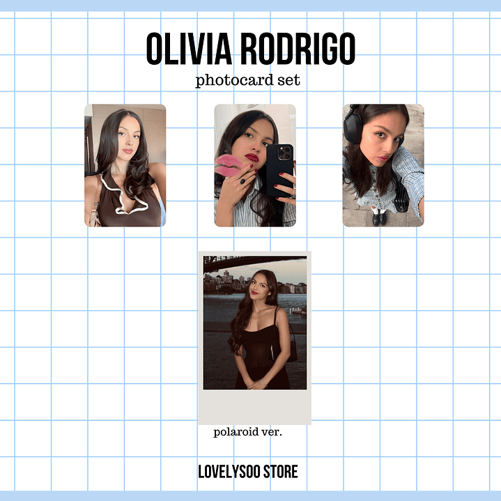 Olivia Rodrigo - Set de Photocards Fanmade 1
