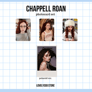 Chappell Roan - Set de Photocards Fanmade
