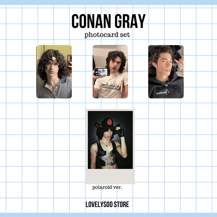 Conan Gray - Set de Photocards Fanmade 1