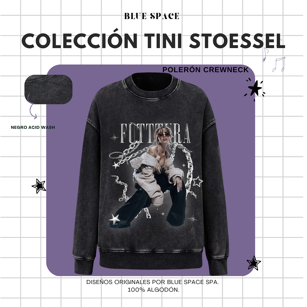 Polera SUPERCREATIVA - TINI STOESSEL TOUR 8