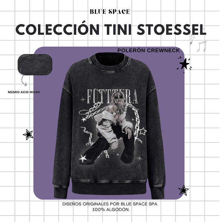 Polera SUPERCREATIVA - TINI STOESSEL TOUR 8