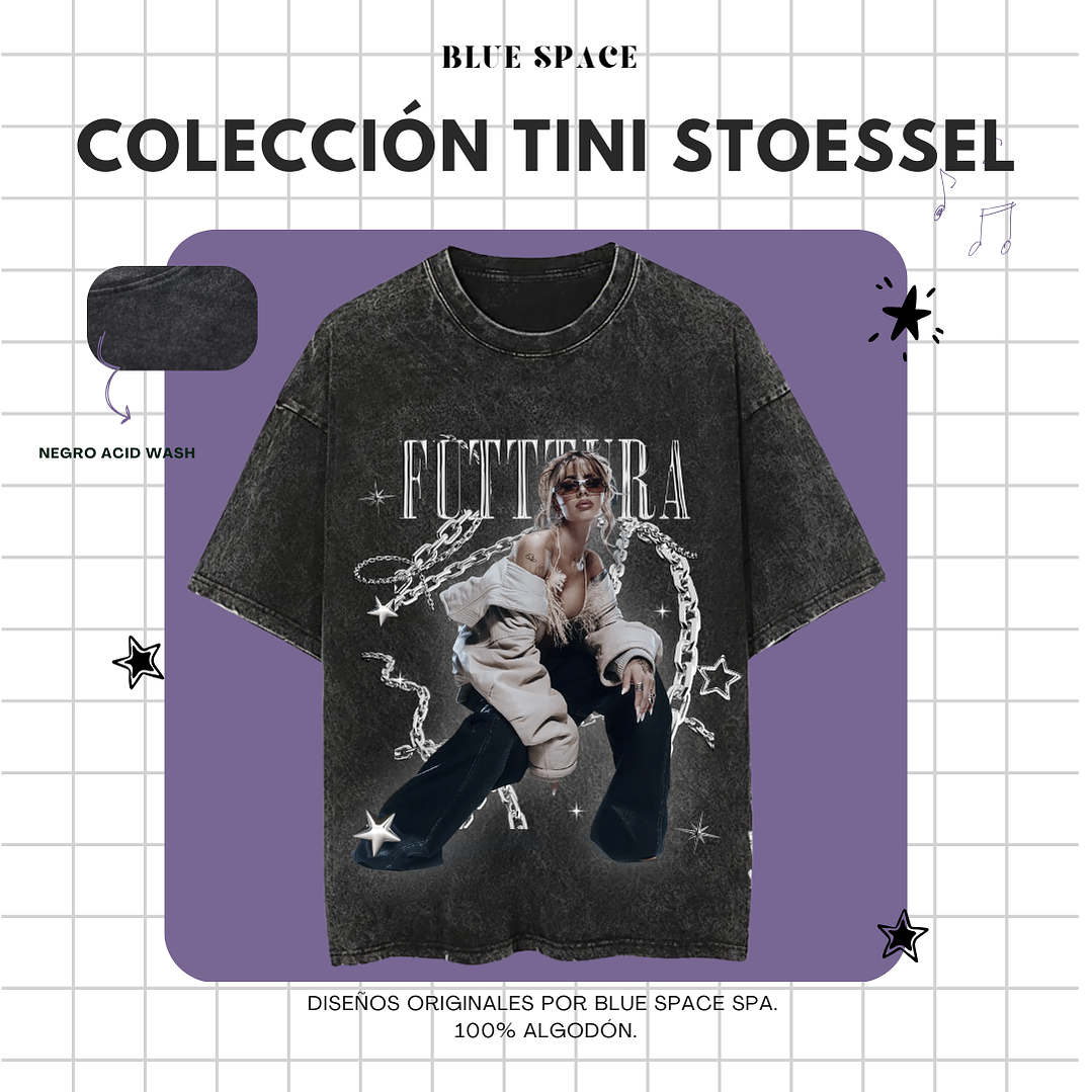 Polera SUPERCREATIVA - TINI STOESSEL TOUR 2