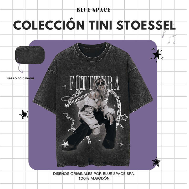 Polera SUPERCREATIVA - TINI STOESSEL TOUR 2
