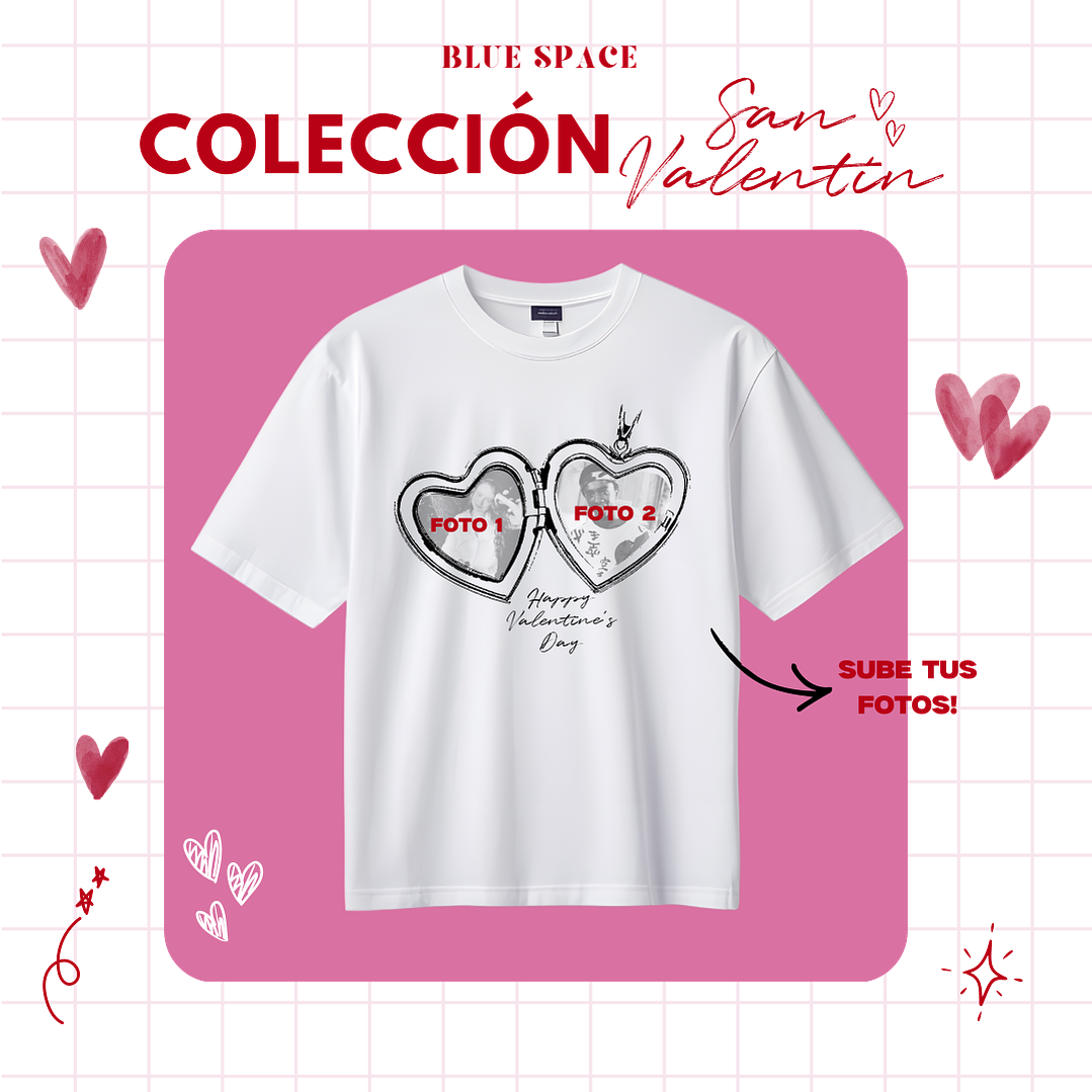 Polera RELICARIO PERSONALIZADA- SAN VALENTÍN 2