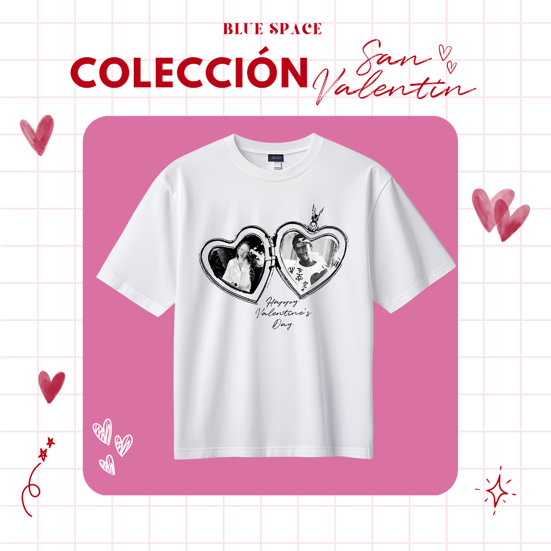 Polera RELICARIO PERSONALIZADA- SAN VALENTÍN 1